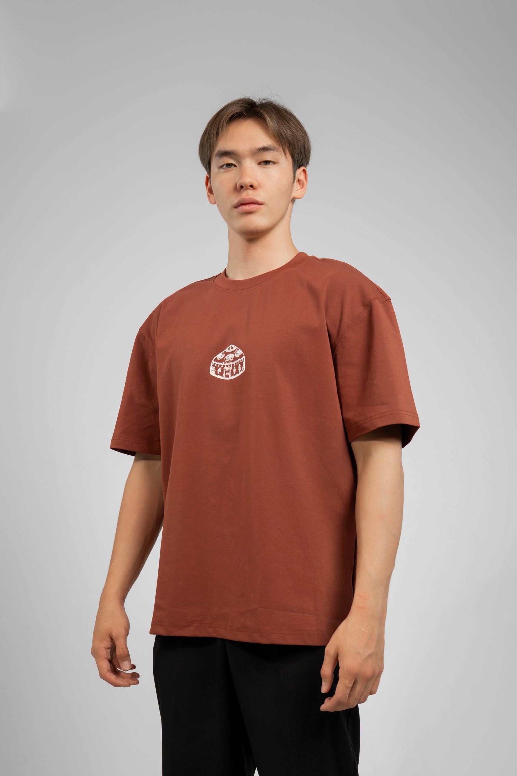 MOOZ — терракотовая футболка